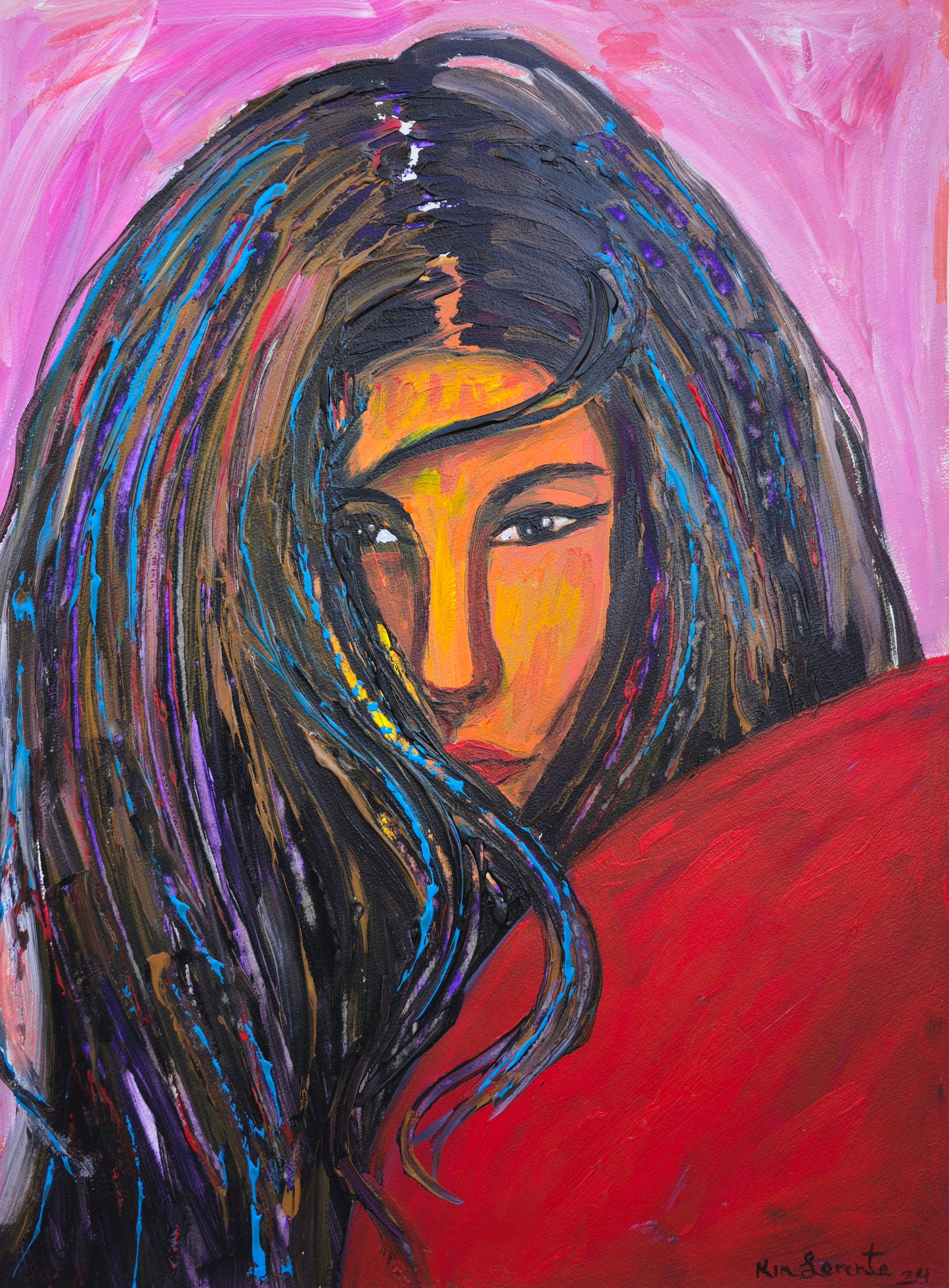Flamenca y abanico