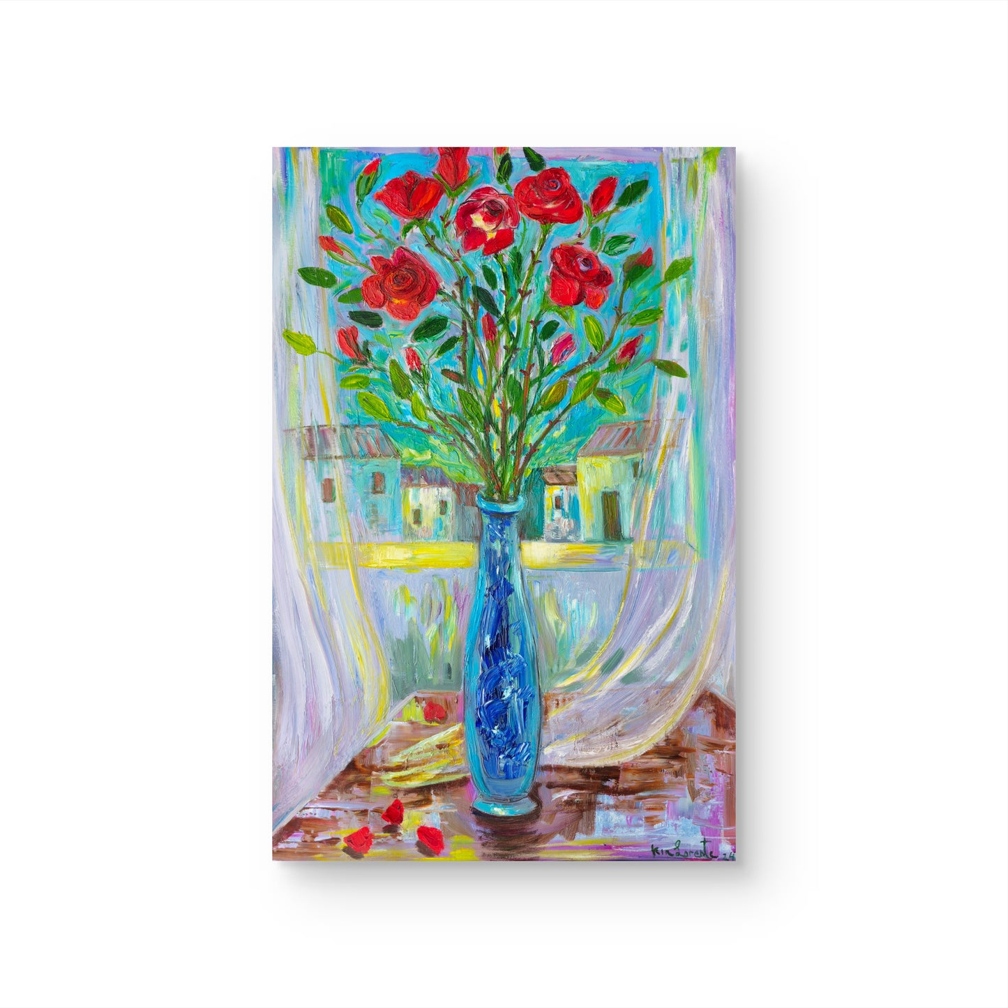 Roses in a vase