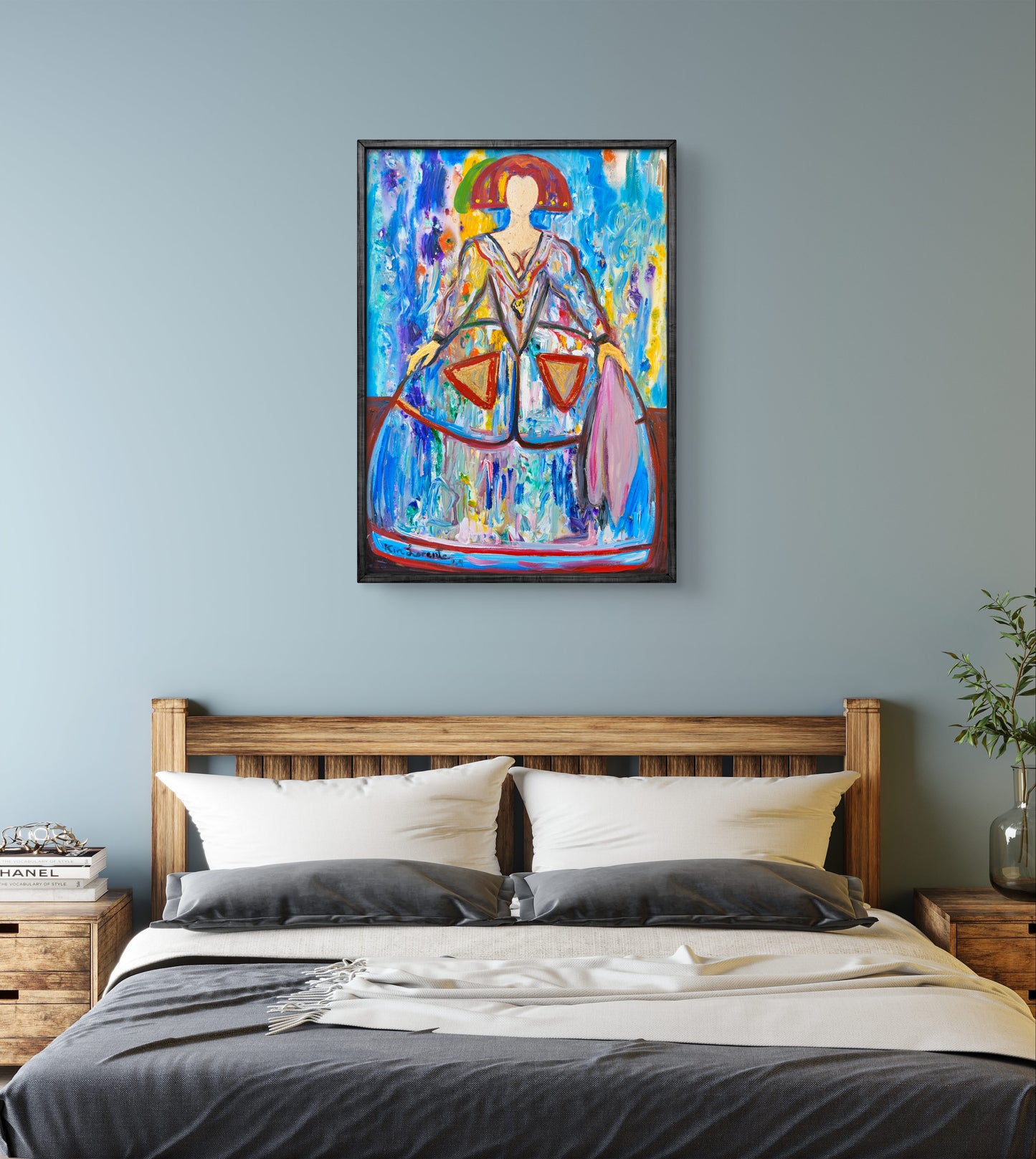 Menina azul