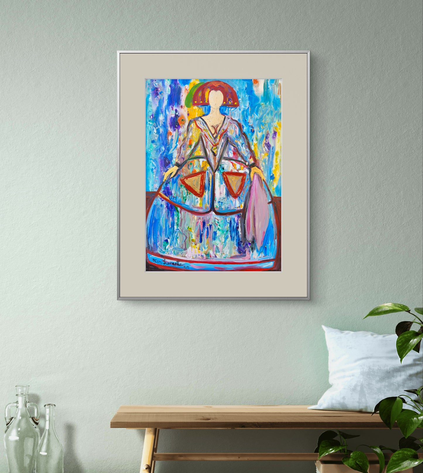 Menina azul