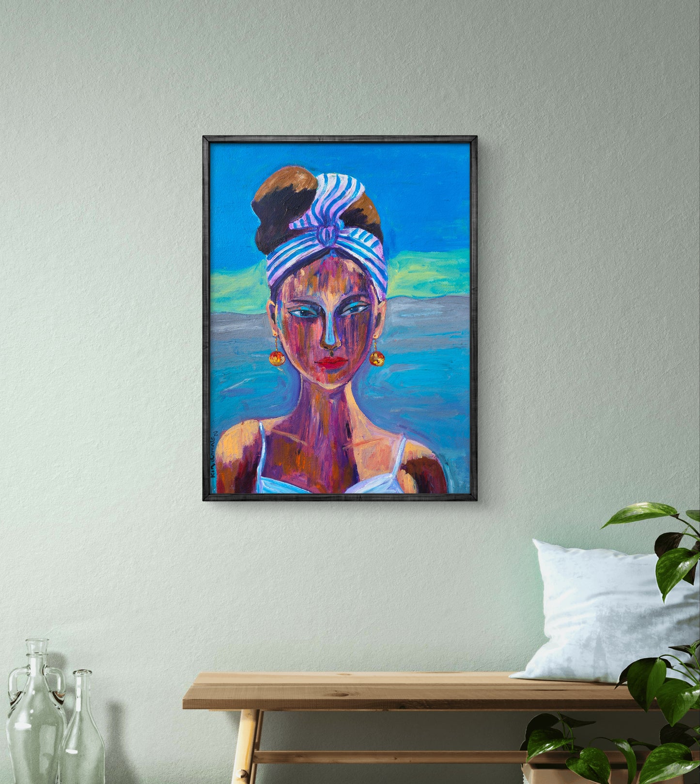 Mujer y mar