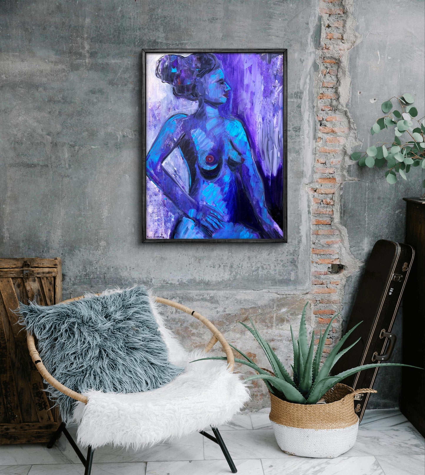 Desnudo en azul