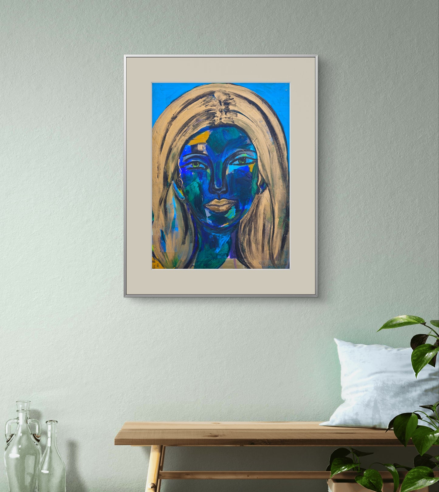 Blue look