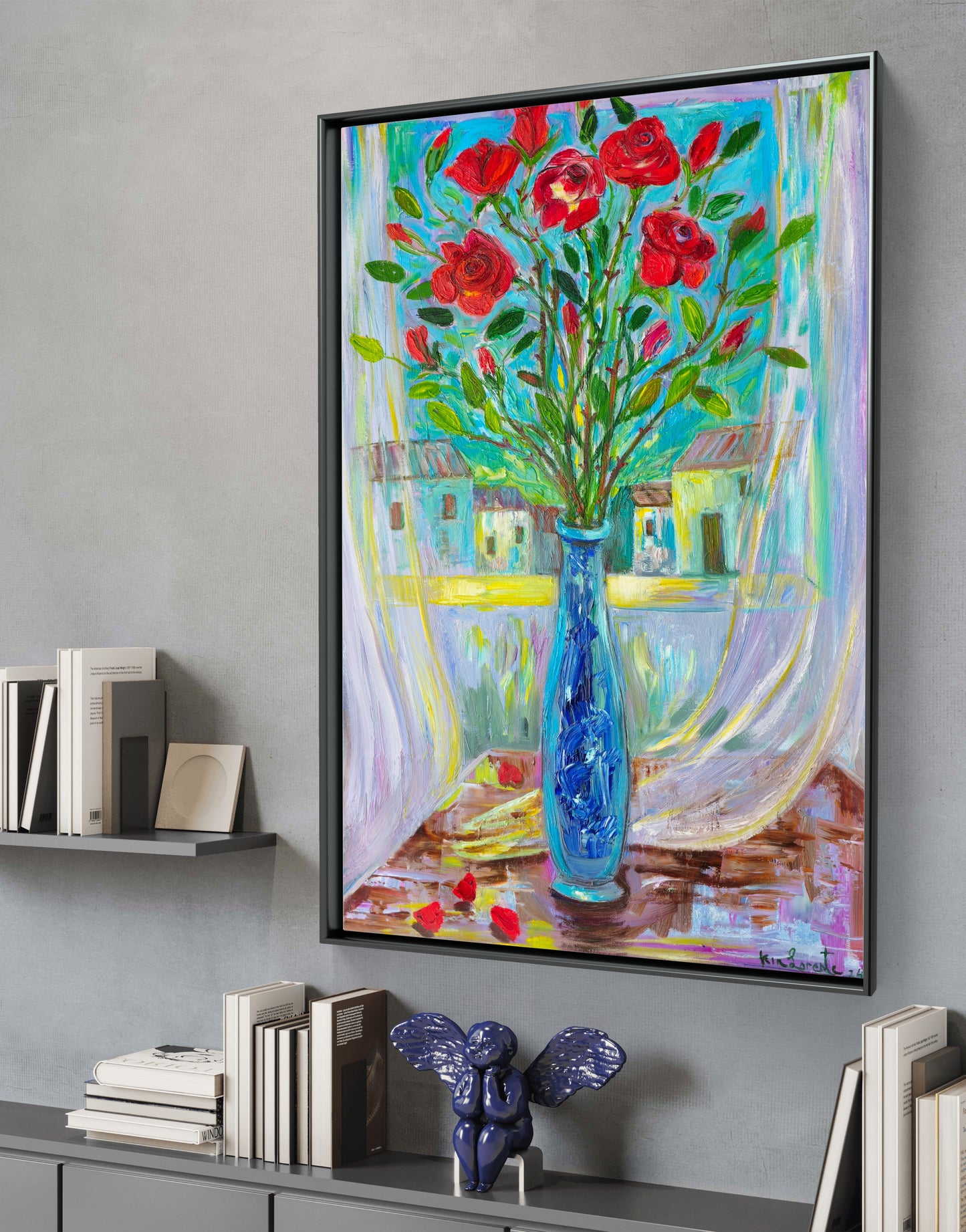 Roses in a vase